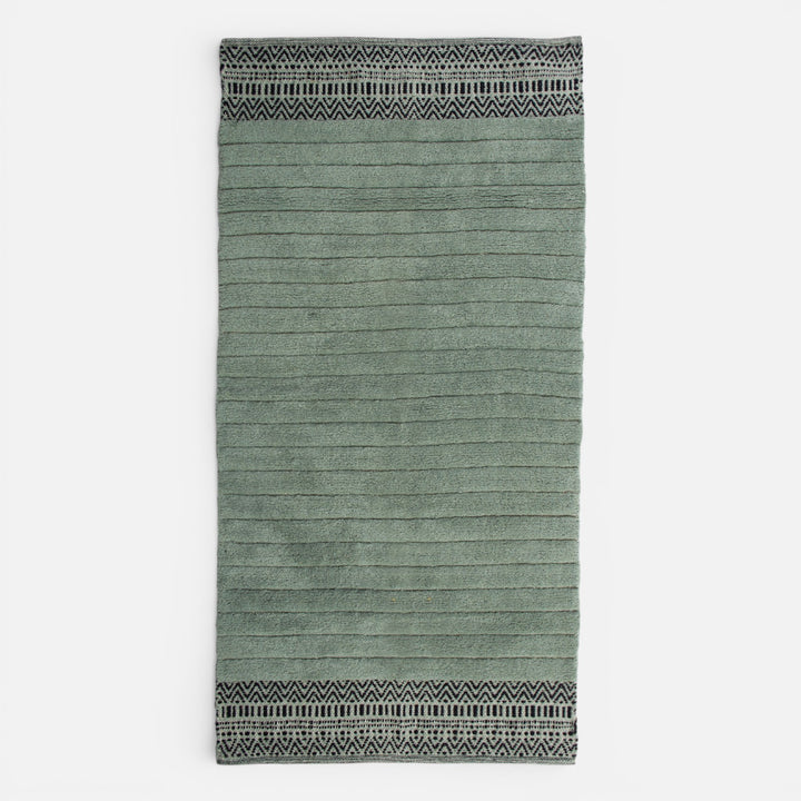 Χαλάκι Κουζίνας Πράσινο Ριγέ Coper 70X140cm, παρουσίαση προϊόντος σε καθαρό φόντο με έμφαση στο σχέδιο, την απόχρωση και τις βασικές λεπτομέρειες της Nef-Nef Homeware.