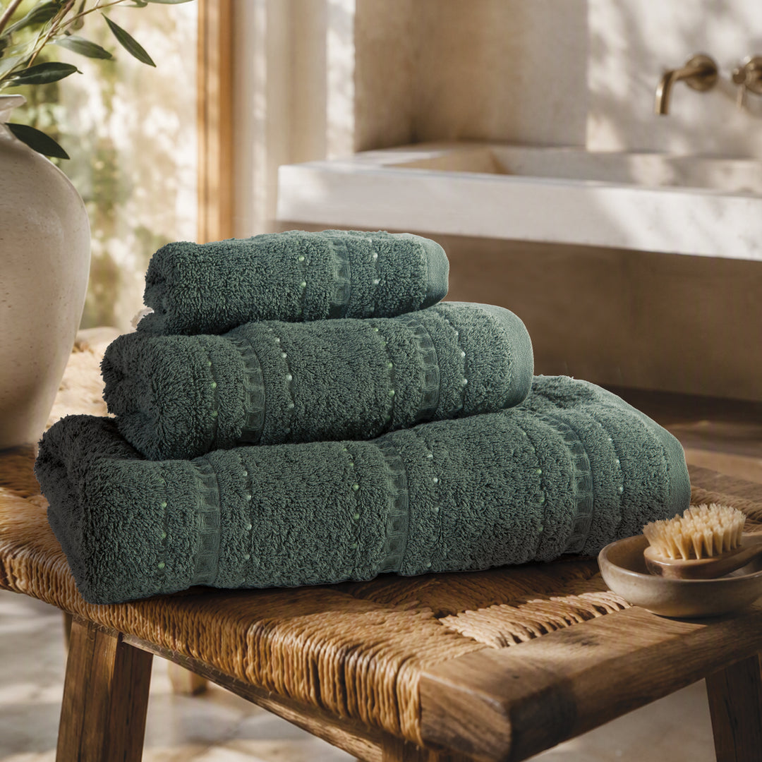 Σετ Πετσέτες 3Τμχ Πράσινο Harmony Nef-Nef Homeware