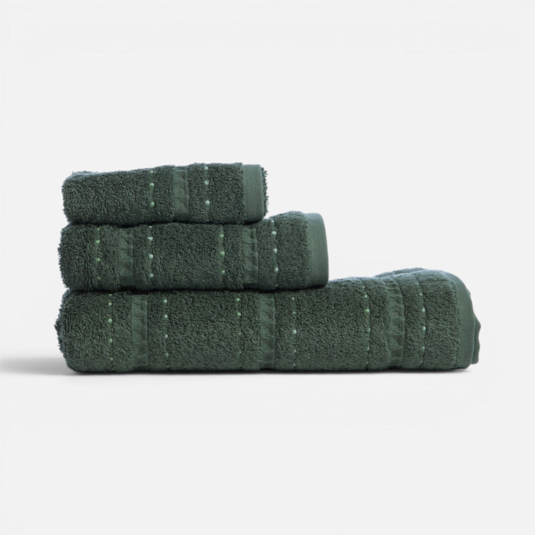 Σετ Πετσέτες 3Τμχ Πράσινο Harmony Nef-Nef Homeware