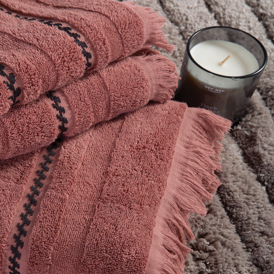 Πετσέτα Χεριών Ροζ Volter Nef-Nef Homeware