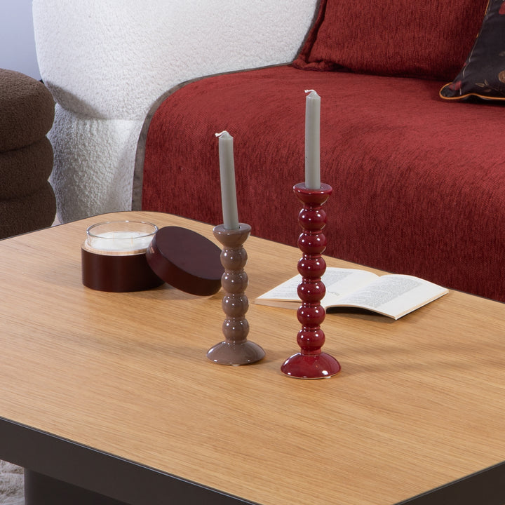 Κηροπήγιο Κεραμικό Μπορντό Nast Nef-Nef Homeware