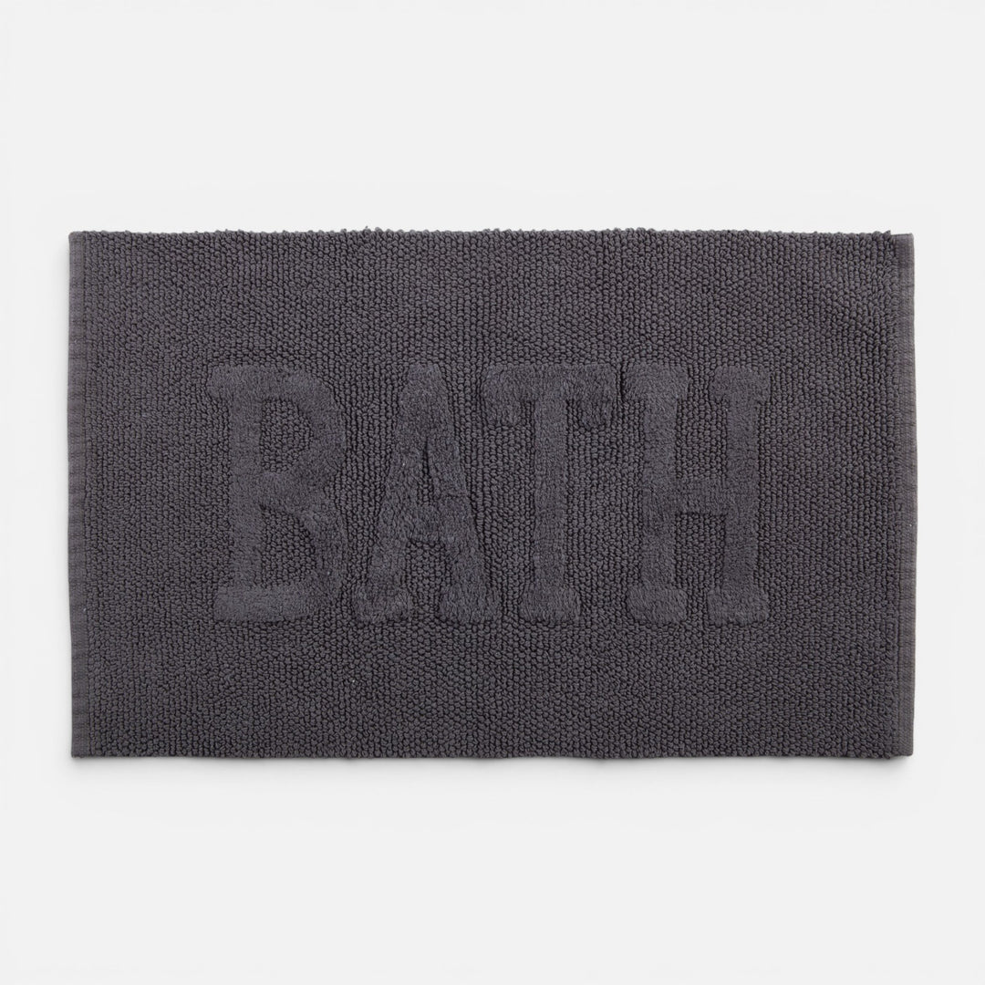 Χαλάκι Μπάνιου Σκούρο Γκρι Bath 50X80cm Nef-Nef Homeware