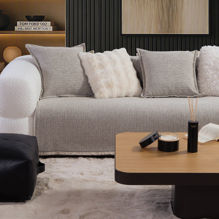 Ριχτάρι Πολυθρόνας Εκρού Brooklyn Nef-Nef Homeware