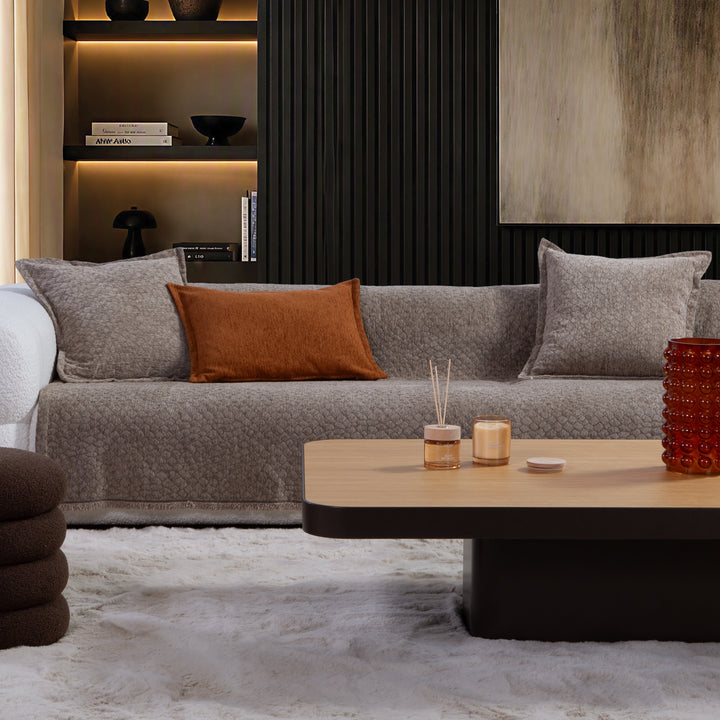 Ριχτάρι Διθέσιου Καναπέ Μπεζ Κροκό Decore Nef-Nef Homeware