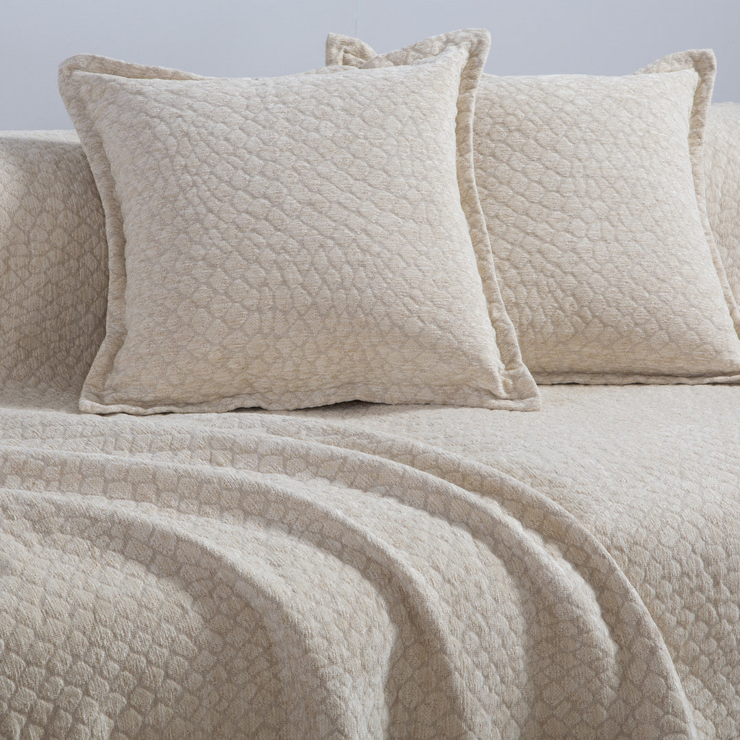 Μαξιλάρι Διακοσμητικό Εκρού Κροκό Decore Nef-Nef Homeware