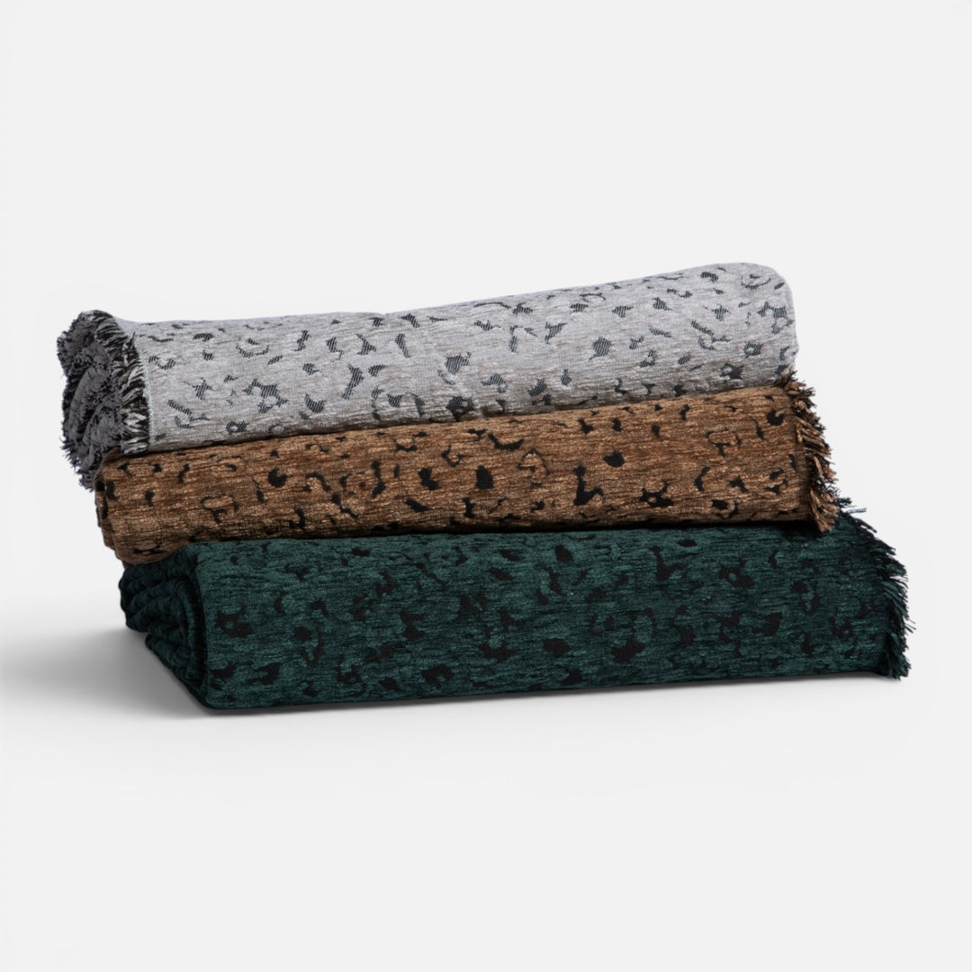 Ριχτάρι Πολυθρόνας Πράσινο Leopard Nef-Nef Homeware