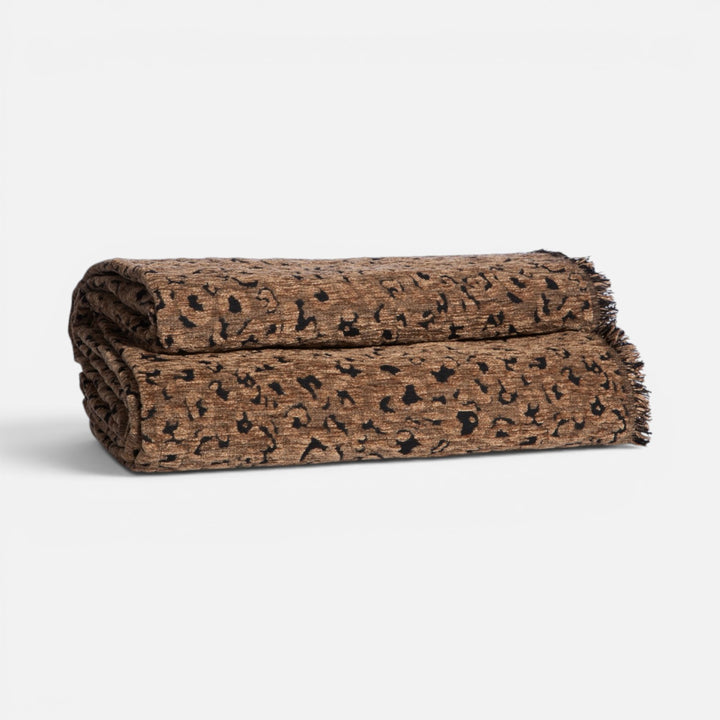 Ριχτάρι Πολυθρόνας Καφέ Leopard Nef-Nef Homeware