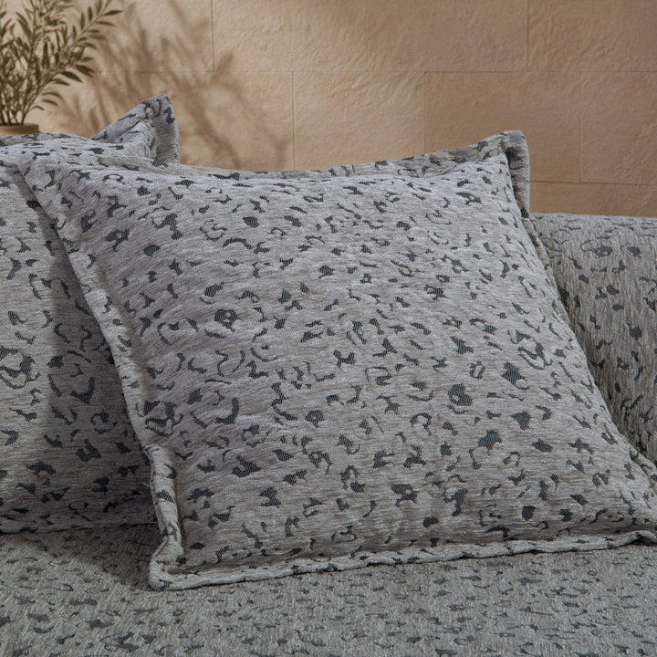 Μαξιλάρι Διακοσμητικό Γκρι Leopard Nef-Nef Homeware