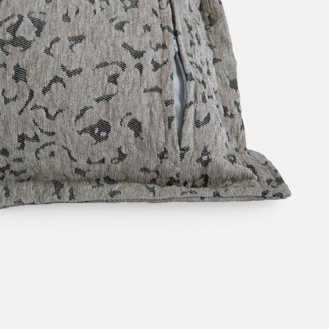 Μαξιλάρι Διακοσμητικό Γκρι Leopard Nef-Nef Homeware