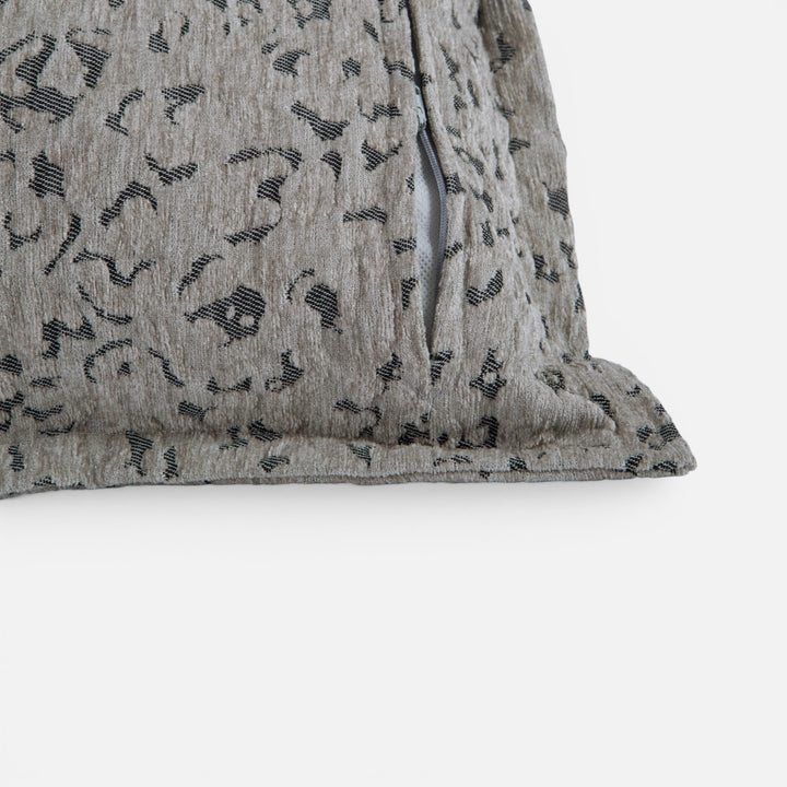 Μαξιλάρι Διακοσμητικό Γκρι Leopard Nef-Nef Homeware