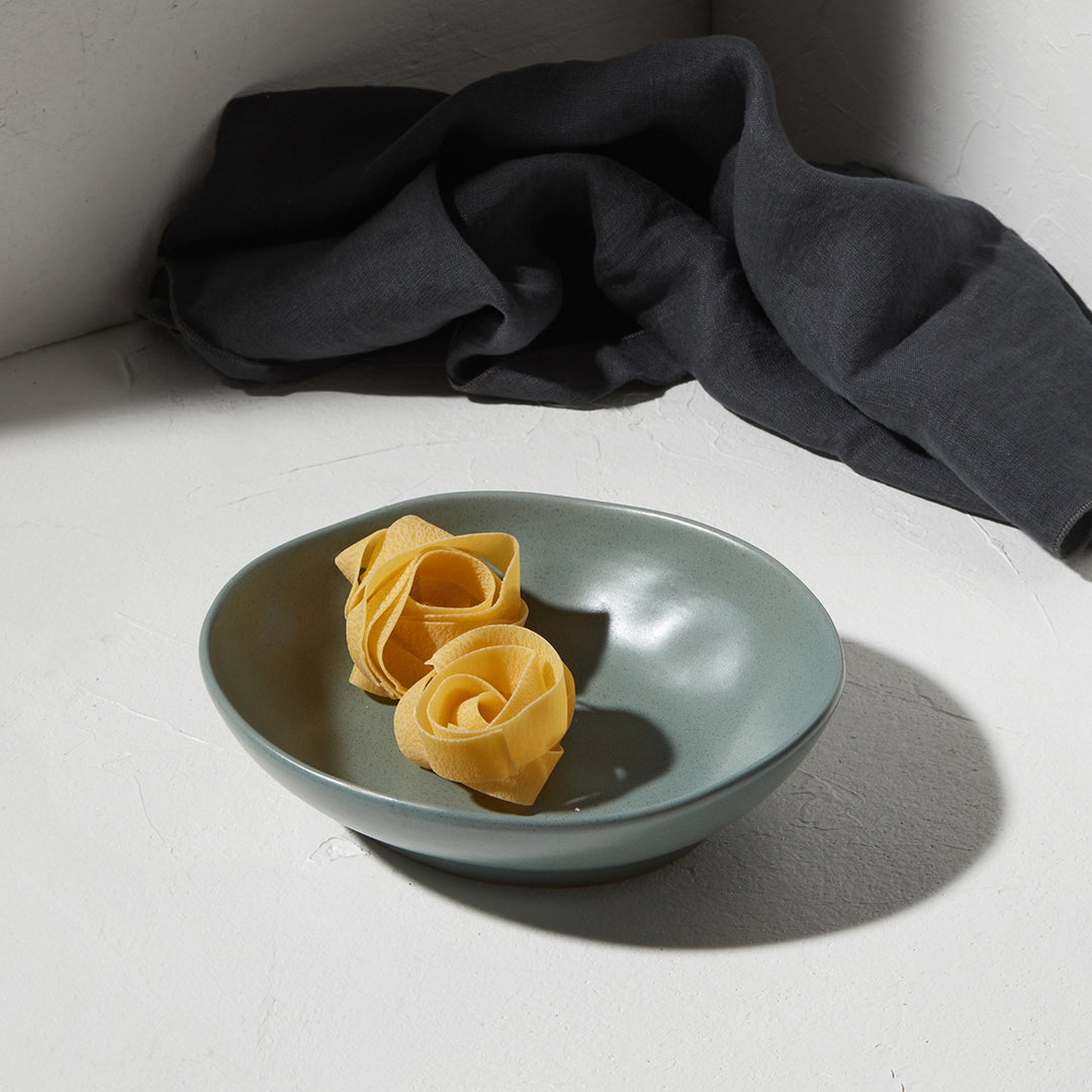 Πιάτο Βαθύ Πετρόλ 22cm Πορσελάνινο Estia