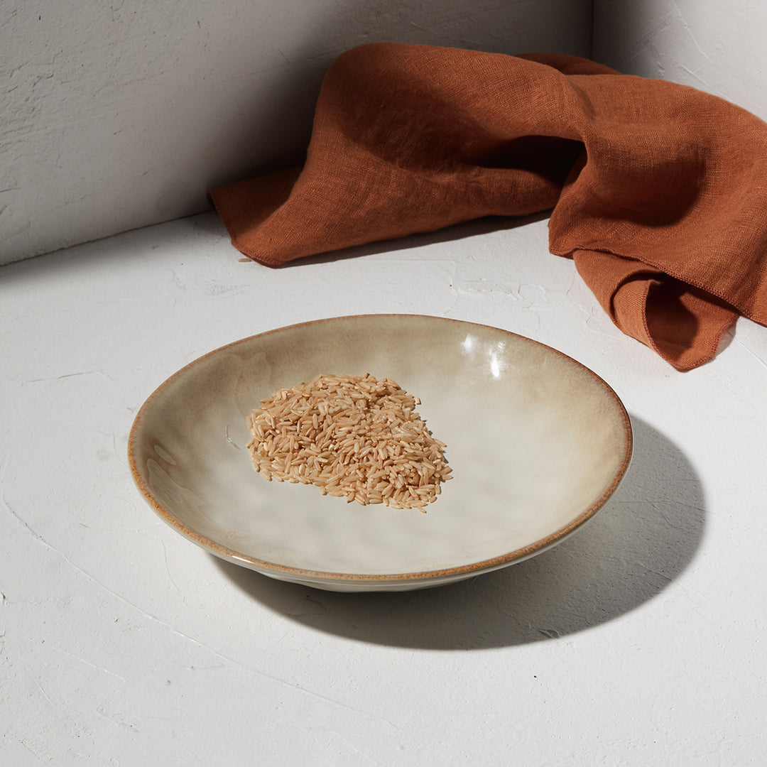 Πιάτο Βαθύ Εκρού Πορσελάνινο 23cm Ivory Estia