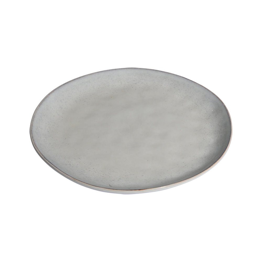 Πιάτο Ρηχό Γκρι Πορσελάνινο 21cm Seal Estia