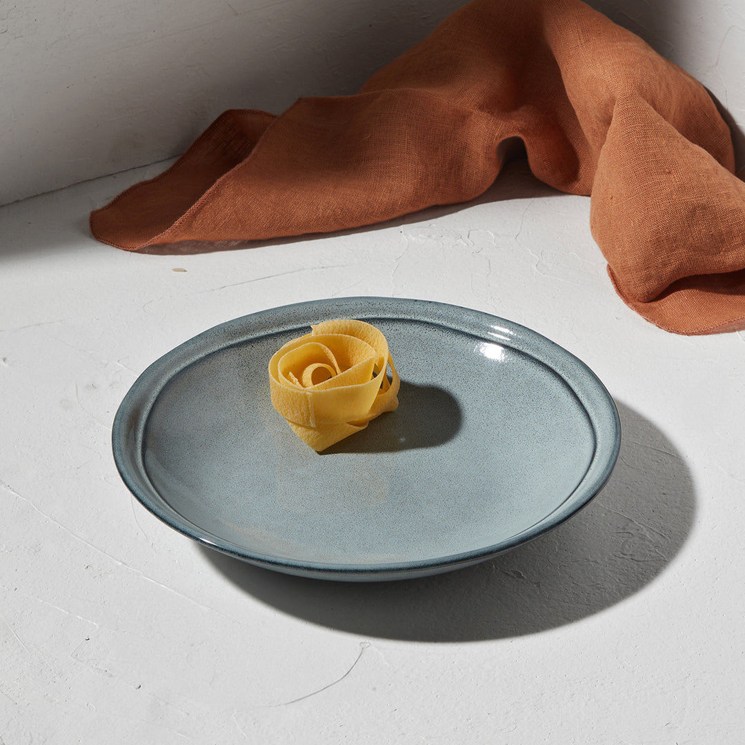 Πιάτο Βαθύ Γαλάζιο Πορσελάνινο 23cm Estia