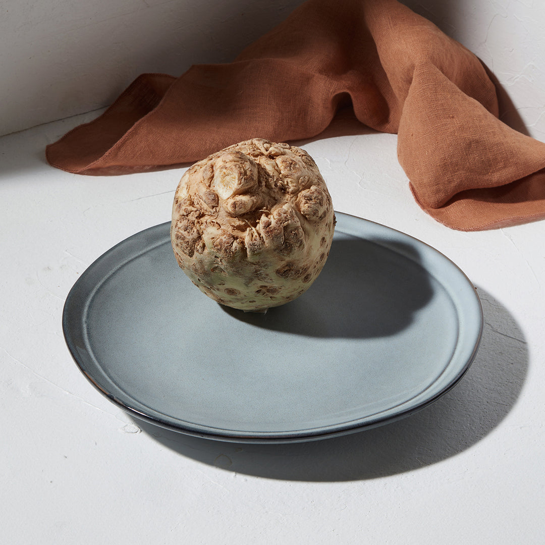 Πιάτο Ρηχό Γαλάζιο Πορσελάνινο 27cm Estia