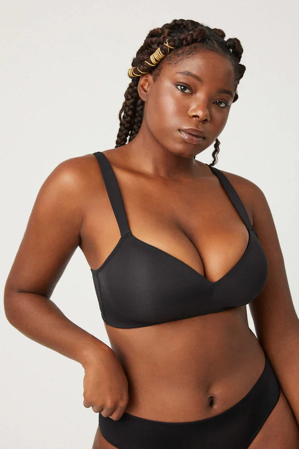 Γυναικείο Σουτιέν Μαύρο Χωρίς Μπανέλα Σε Cup-D Ysabell Mora