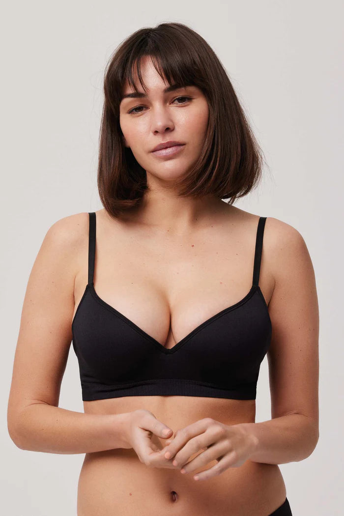 Γυναικείο Σουτιεν Μαυρο με Κρυφή Μπανελα σε cup B Ysabel Mora