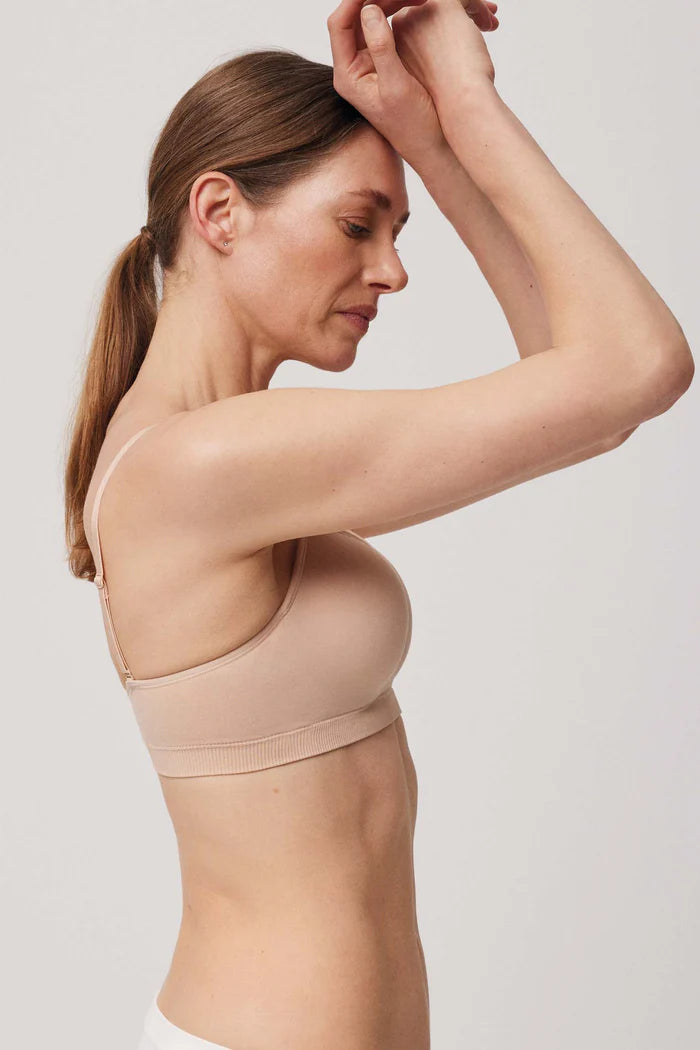 Γυναικείο Σουτιεν Μπέζ  με Κρυφή Μπανελα σε cup B Ysabel Mora