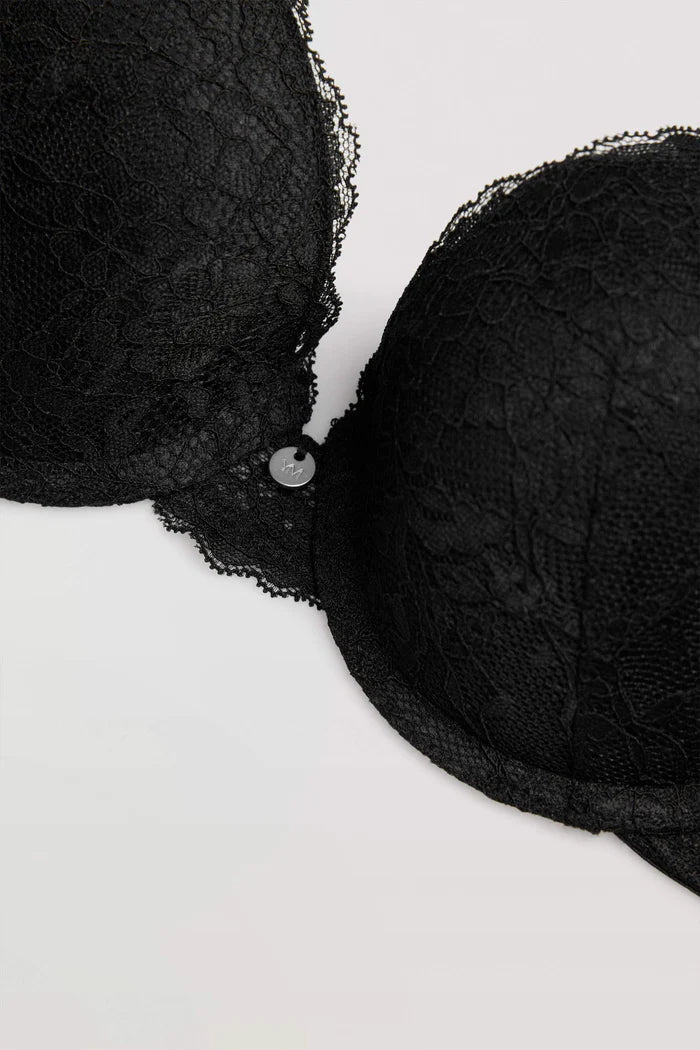 Γυναικείο Σουτιέν Μαύρο Push-up Σε Cup-B Ysabell Mora