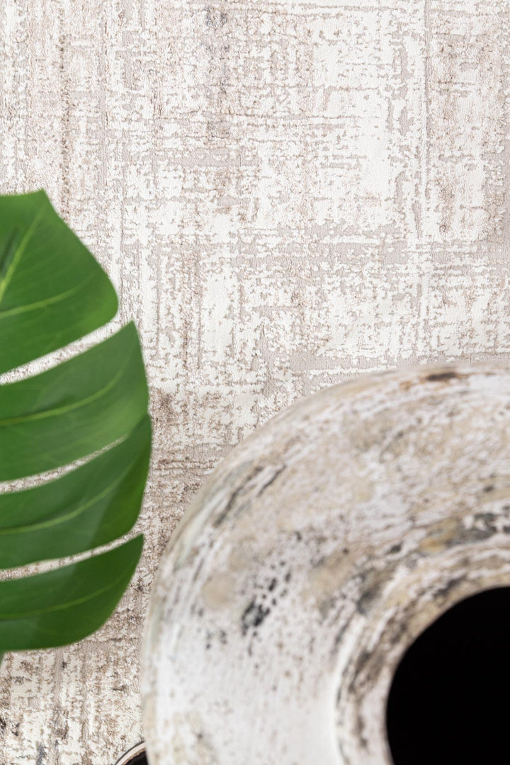 Vintage Χαλί Γκρι-Μπεζ Πολυεστερικό Infinity Royal Carpet 0.70X1.40