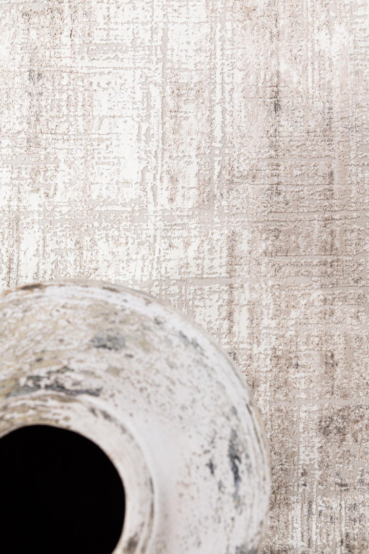 Vintage Χαλί Γκρι-Μπεζ Πολυεστερικό Infinity Royal Carpet 0.70X1.40