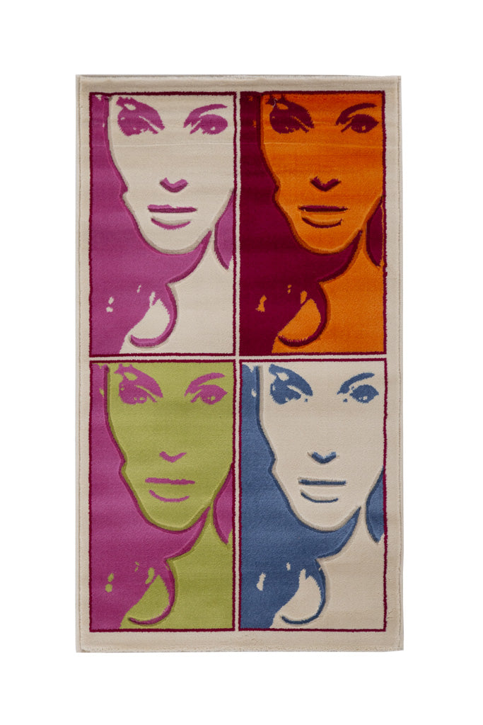 Παιδικό Χαλί Πολύχρωμο Από Πολυπροπυλένιο City Royal Carpet 80Χ140cm (01 3900)