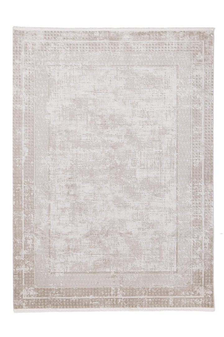 Χαλί Hermes της Royal Carpet σε εκρού, σε ολόκληρη όψη, με προσεγμένο σχέδιο της σειράς και εμφανή υφή επιφάνειας.