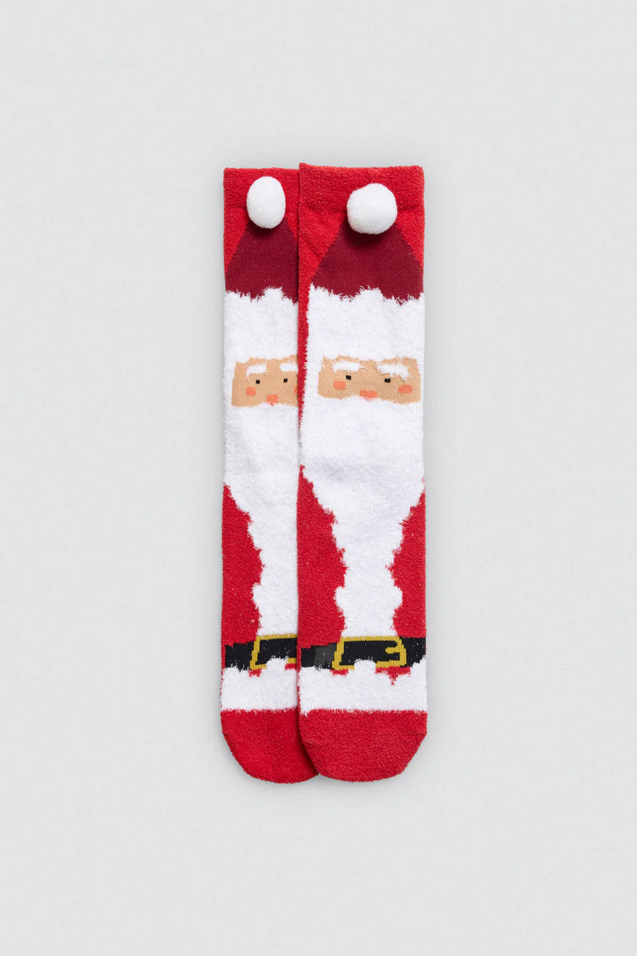 Γυναικείες Χριστουγεννιάτικες Κάλτσες Κόκκινες Αντιολισθητικές με Άγιο Βασίλη Ysabell Mora