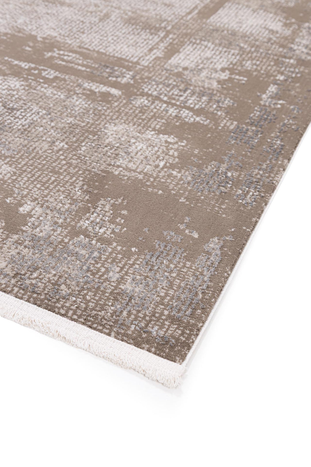 Χαλί Hermes της Royal Carpet σε εκρού, σε κοντινή λεπτομέρεια, με προσεγμένο σχέδιο της σειράς και εμφανή υφή επιφάνειας.