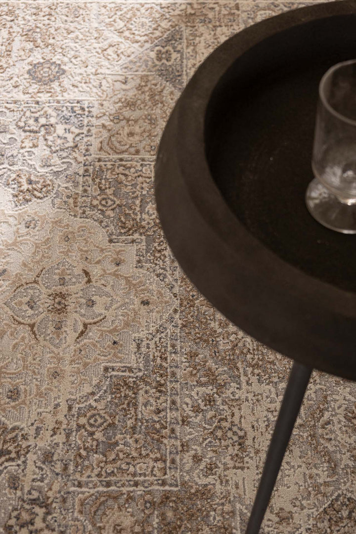 Vintage Χαλί Γκρι-Μπεζ Πολυεστερικό Allure Royal Carpet 2.40Χ3.00 (16652)