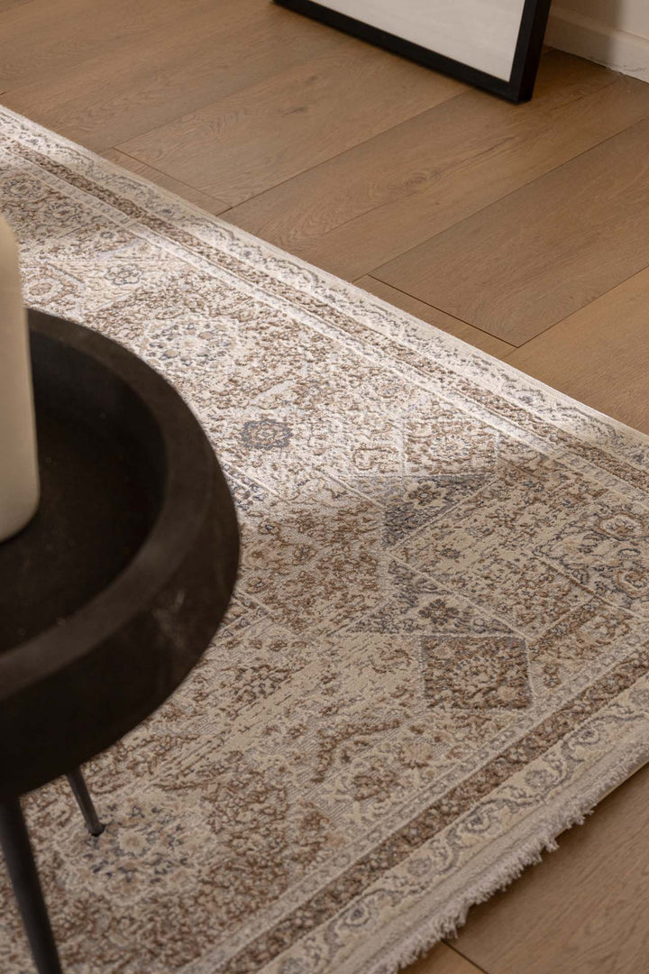 Vintage Χαλί Γκρι-Μπεζ Πολυεστερικό Allure Royal Carpet 2.40Χ3.00 (16652)