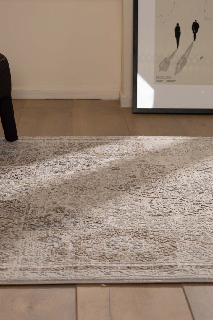 Vintage Χαλί Γκρι-Μπεζ Πολυεστερικό Allure Royal Carpet 2.40Χ3.00 (16652)
