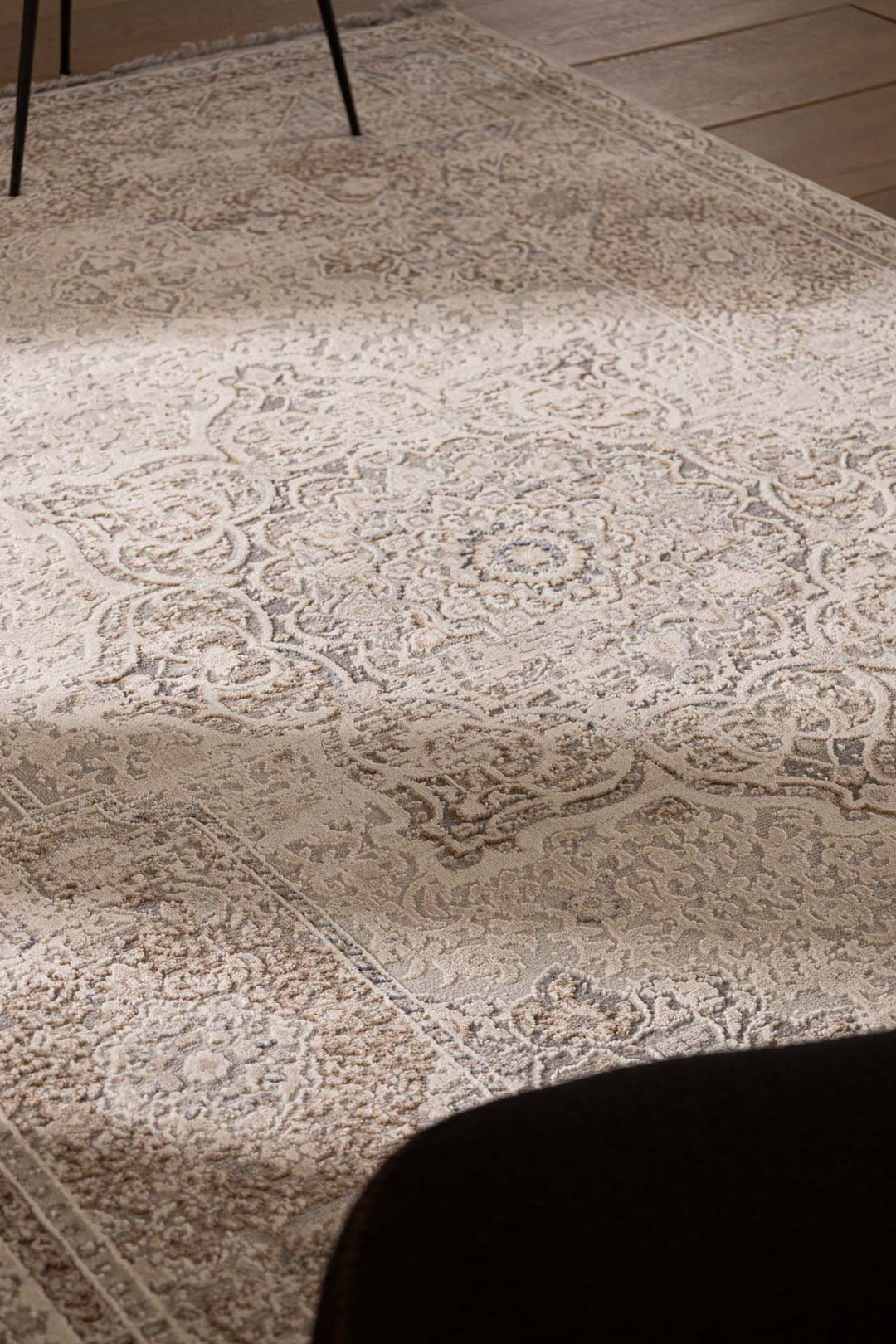 Vintage Χαλί Γκρι-Μπεζ Πολυεστερικό Allure Royal Carpet 2.40Χ3.00 (16652)