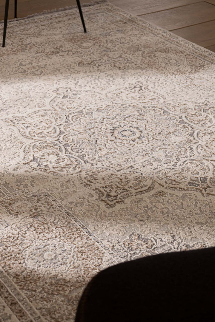 Vintage Χαλί Γκρι-Μπεζ Πολυεστερικό Allure Royal Carpet 2.40Χ3.00 (16652)