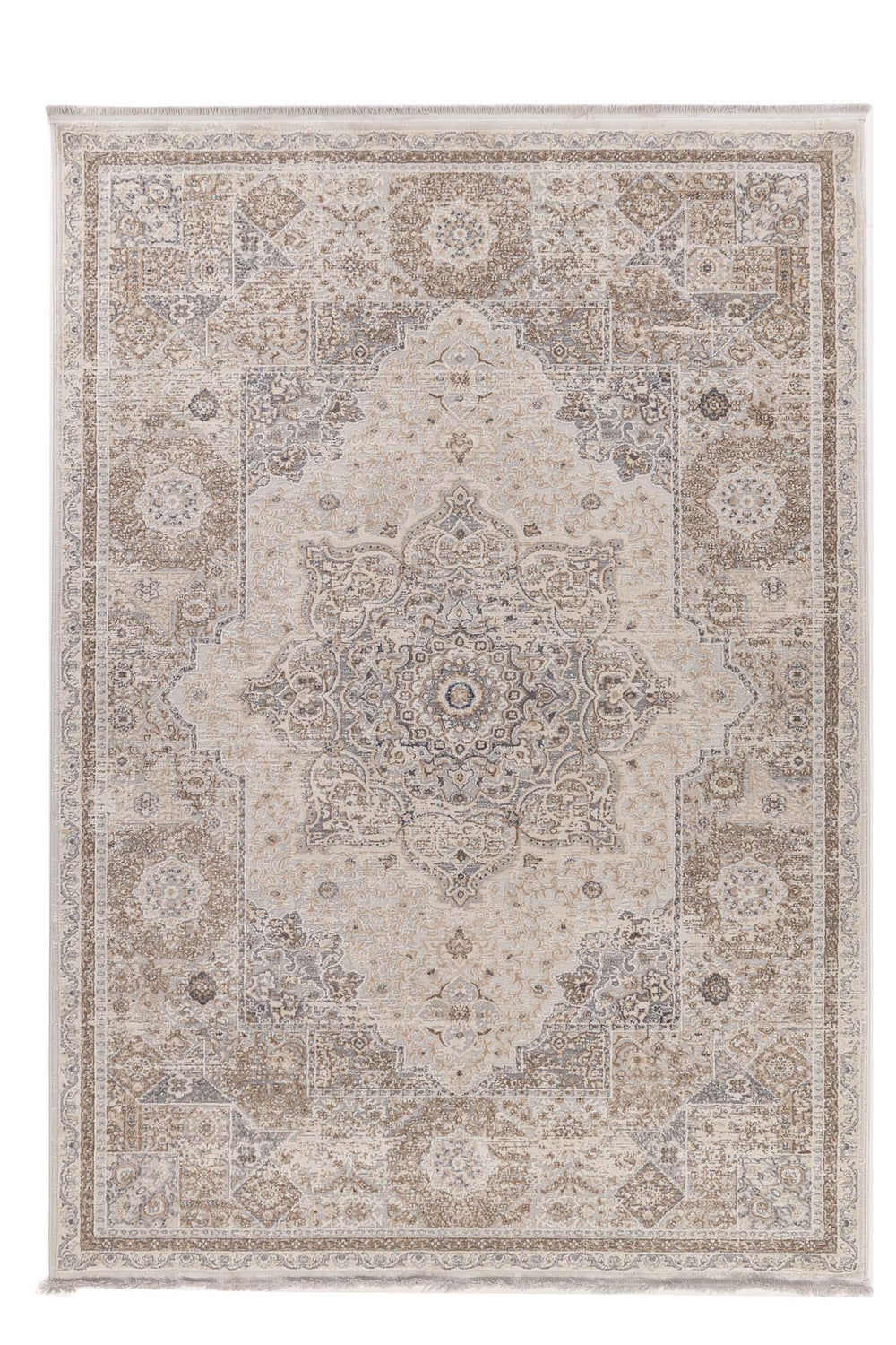 Vintage Χαλί Γκρι-Μπεζ Πολυεστερικό Allure Royal Carpet 2.40Χ3.00 (16652)