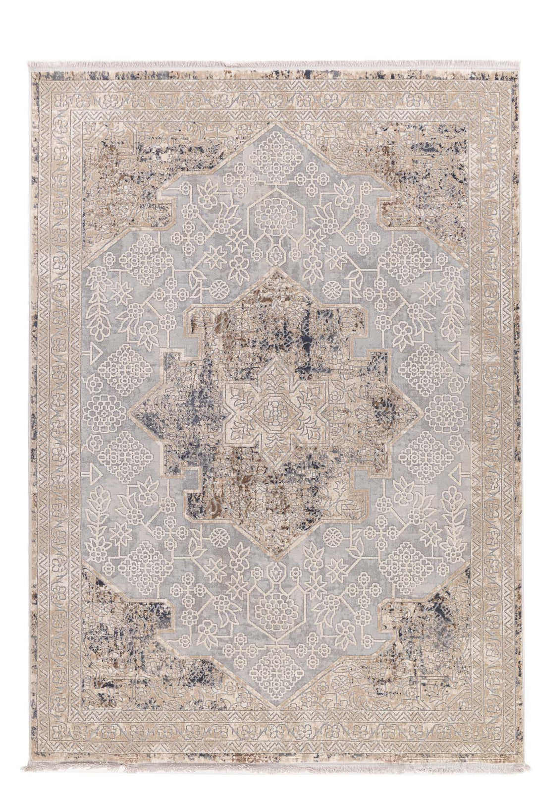 Vintage Χαλί Γκρι-Μπεζ Πολυεστερικό Allure Royal Carpet 2.00X2.50 (17519)