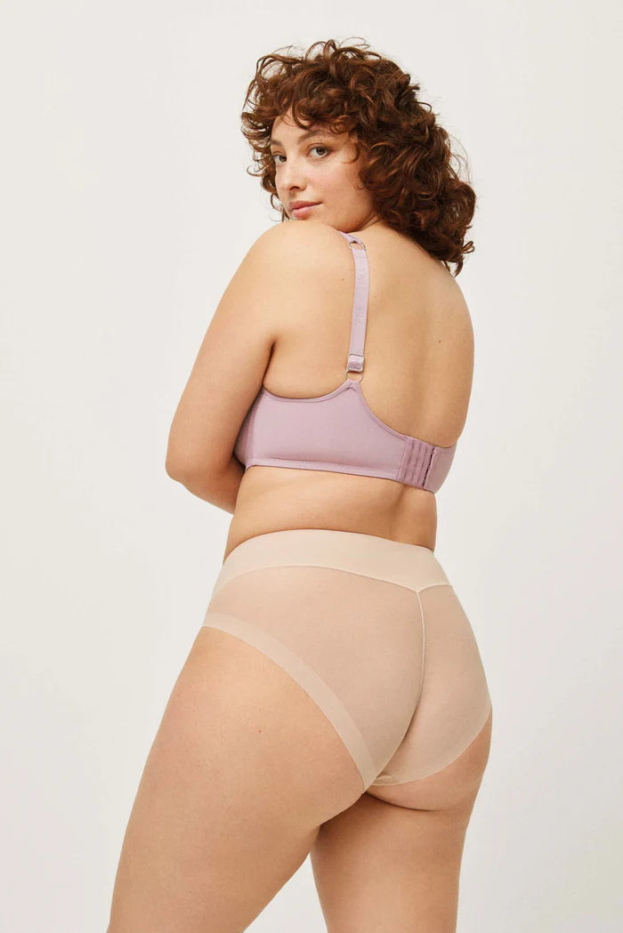 Γυναικείο Λαστέξ Σλιπ Μεσαίας Σύσφιξης Λίκρα Μπεζ Υsabell Mora