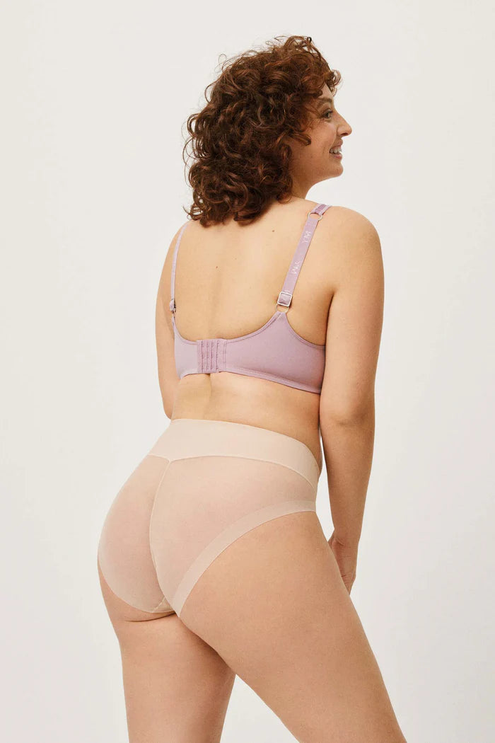 Γυναικείο Λαστέξ Σλιπ Μεσαίας Σύσφιξης Λίκρα Μπεζ Υsabell Mora