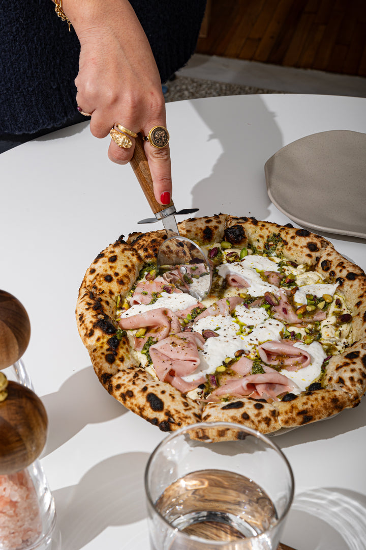 Ρόδα Κοπής Ανοξείδωτη Με Ξύλινη Λαβή Allure Estia