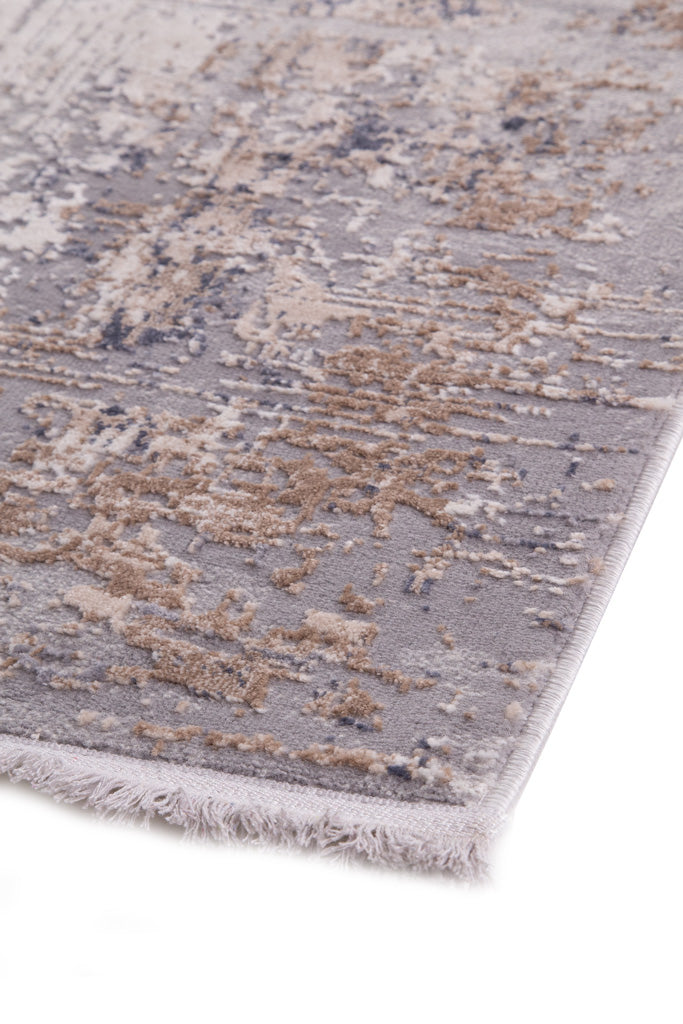 Vintage Χαλί Γκρι-Μπεζ Πολυεστερικό Allure Royal Carpet 1.40X2.00 (20175)