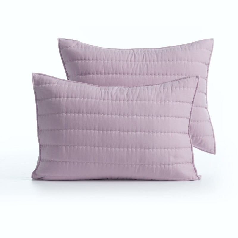 Σετ Διακοσμητικές Μαξιλαροθήκες 2τμχ Microfiber Λιλά Colorfull 52X72 Nef-Nef Homeware