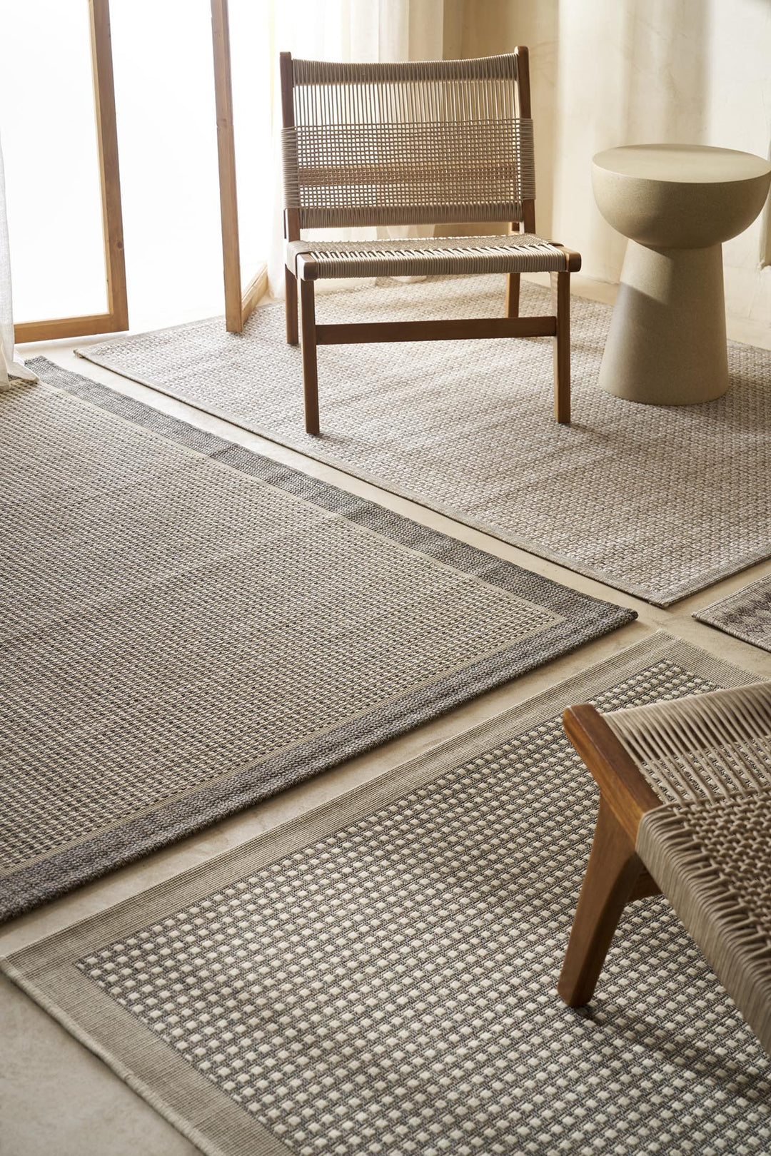 Ψάθινο Χαλί Γκρι Sand Royal Carpet 0.67X1.40