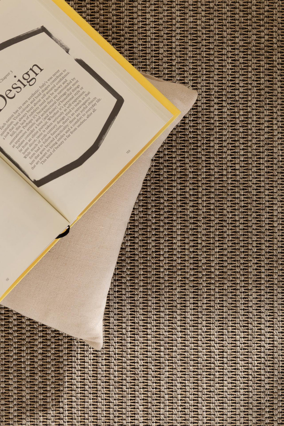 Ψάθινo Χαλί Manor Καφέ 200x290 20722D Royal Carpet