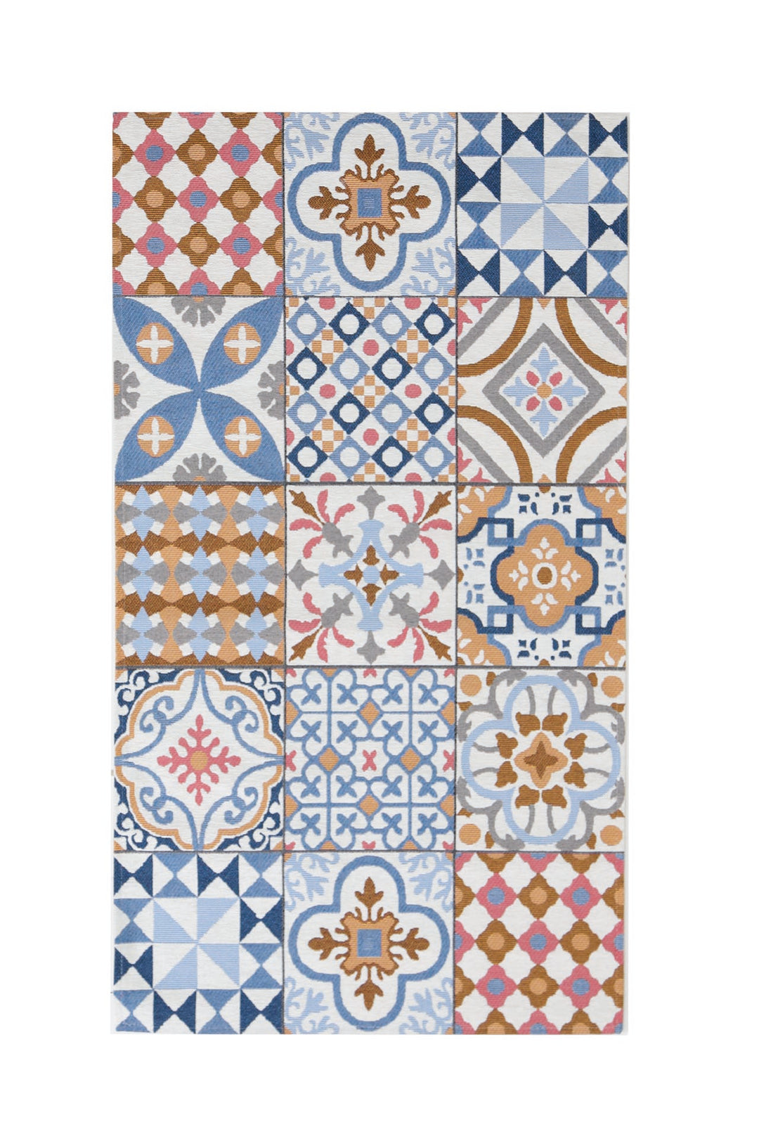 Χαλί Αντιολισθητικό με Μοτίβο Πλακάκι Canvas Royal Carpet (213X)