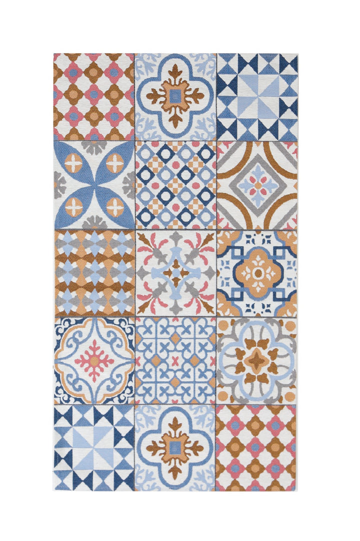 Χαλί Αντιολισθητικό με Μοτίβο Πλακάκι Canvas Royal Carpet (213X)