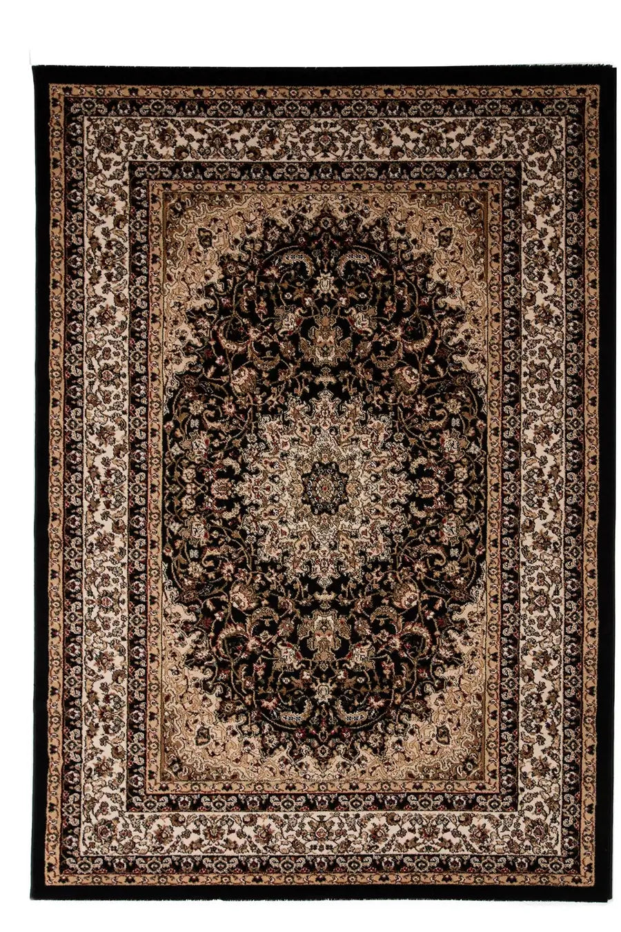 Κλασικό Χαλί Μαύρο από Προπυλένιο Teheran(2513) Royal Carpet 1.33X1.90