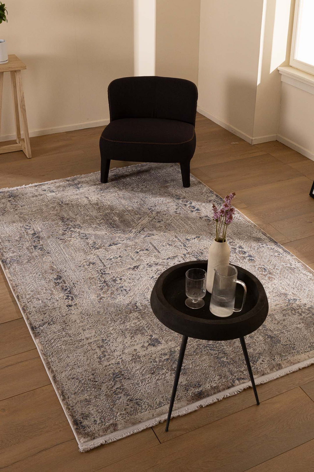 Vintage Χαλί Γκρι-Μπεζ Πολυεστερικό Allure Royal Carpet 2.40X3.00 (30143)