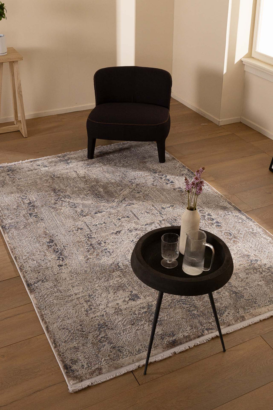 Vintage Χαλί Γκρι-Μπεζ Πολυεστερικό Allure Royal Carpet 2.00X2.90 (30143)