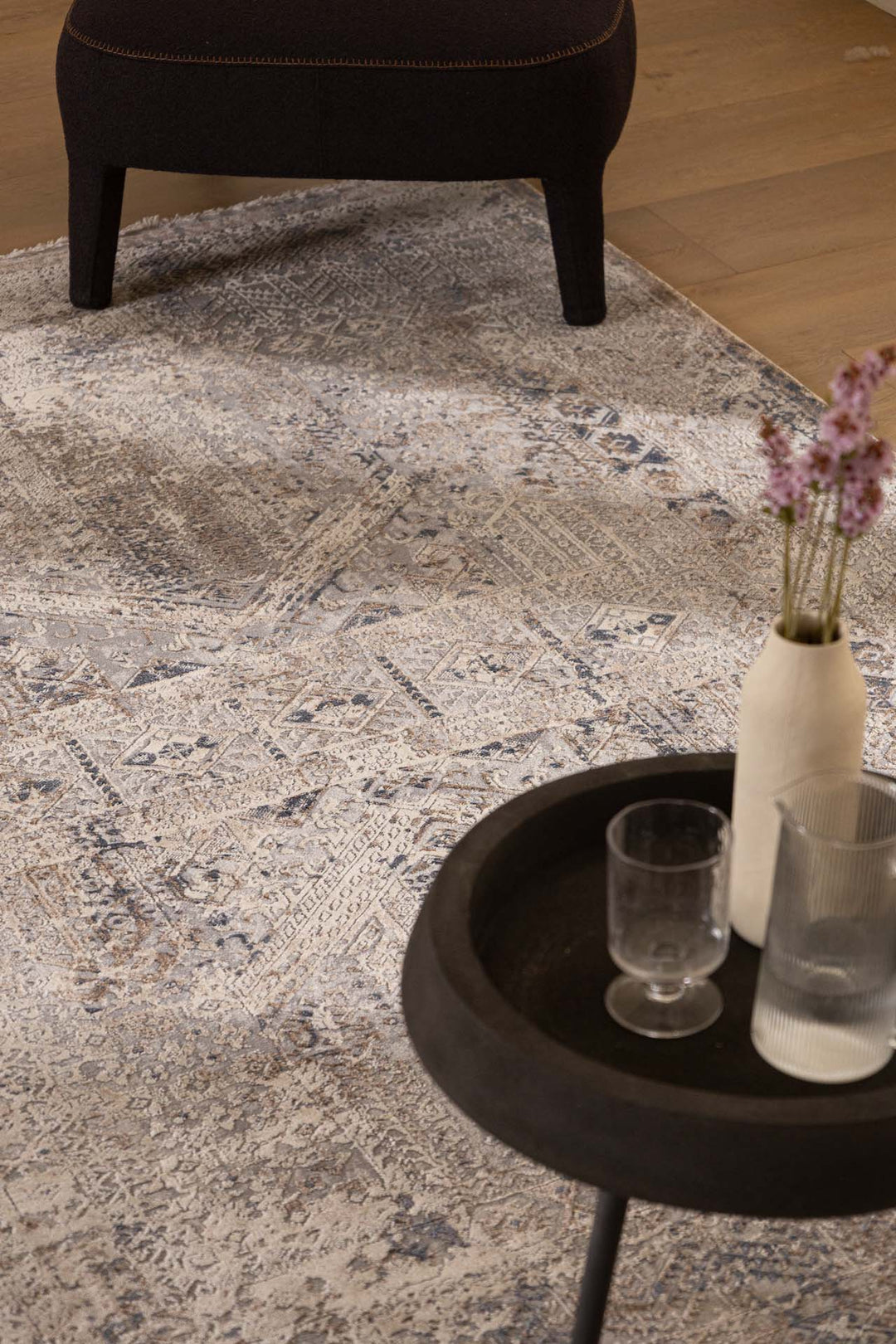 Vintage Χαλί Γκρι-Μπεζ Πολυεστερικό Allure Royal Carpet 2.40X3.00 (30143)