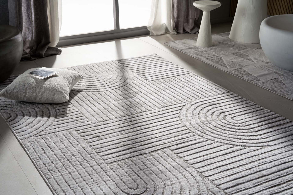 Μοντέρνο Χαλί Luna 2.00X2.90 - 31093A Γκρι Royal Carpet
